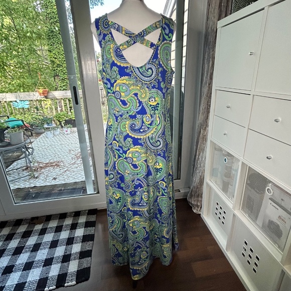 Talbots Maxi Dress - Beautiful Paisley - Picture 4 of 9